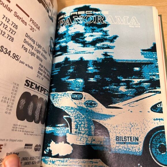 Porsche Panoramic Hardcover Bounded Magazines Vintage 1978 JAN-Dec  PCA - Picture 11 of 15